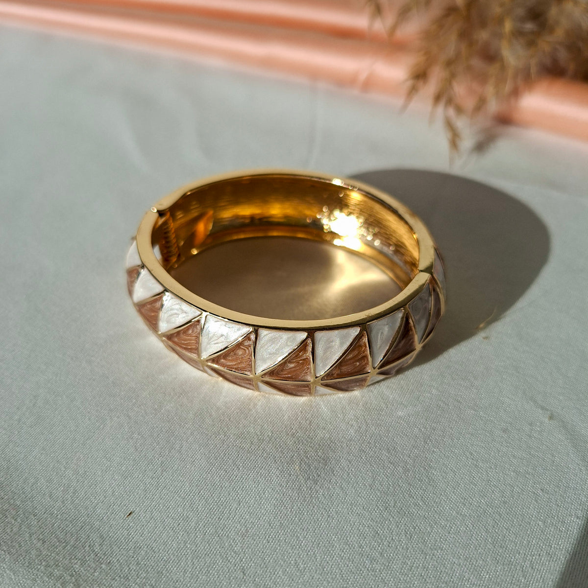 Nude Mosaic Bangle