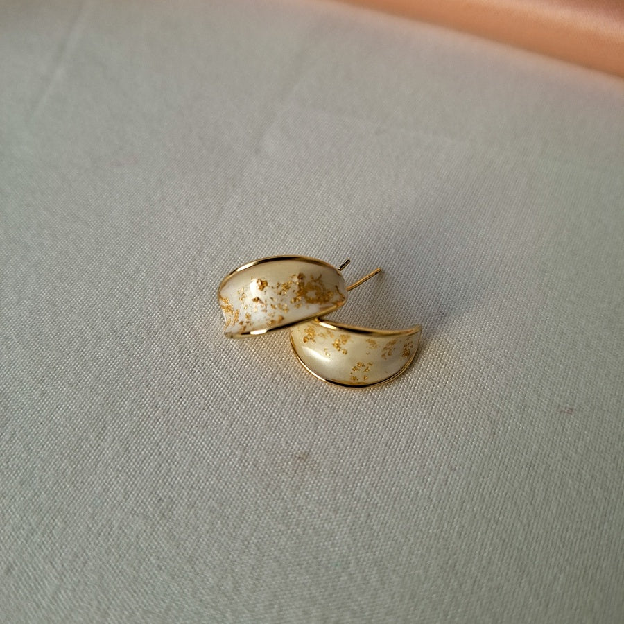 Golden Flakes Earrings
