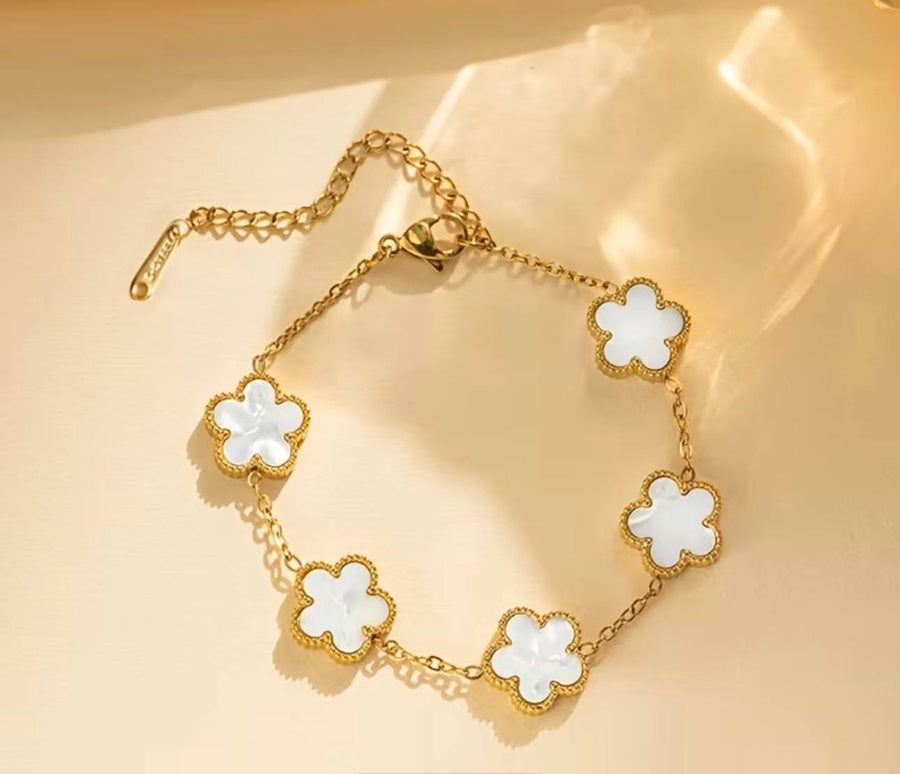 White Clover Bracelet