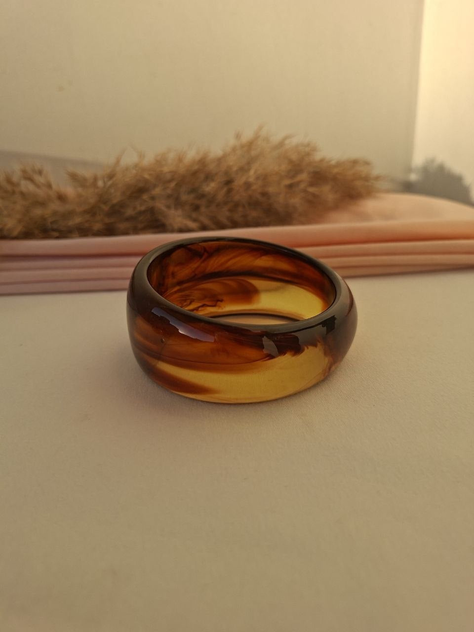 Amber Resin Bangle
