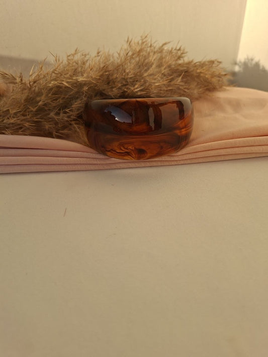 Amber Resin Bangle