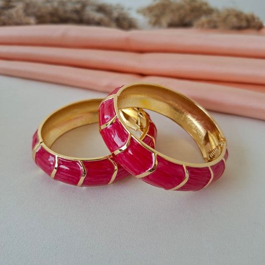 Ruby Shell Bangle