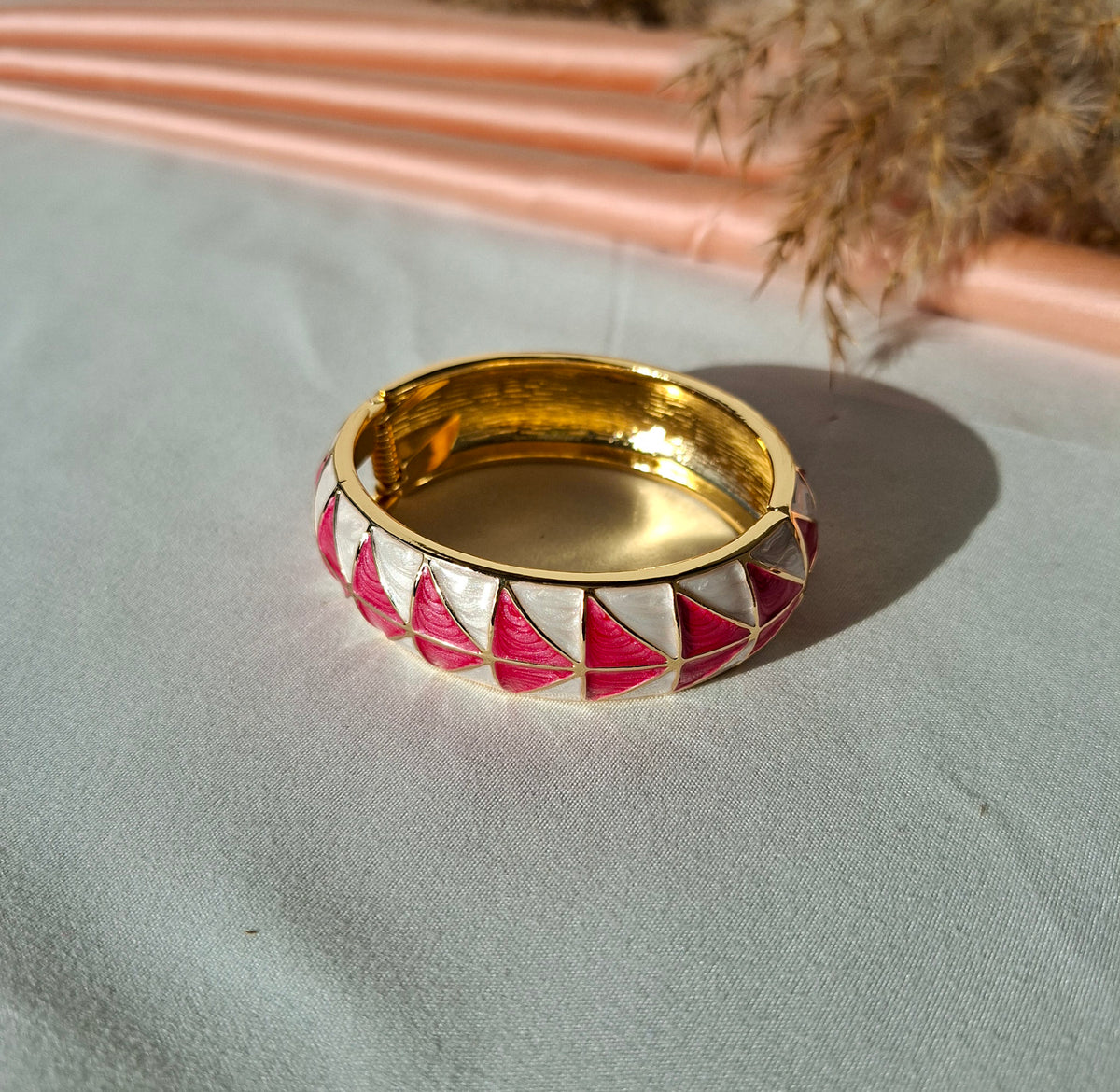 Ruby Mosaic Bangle