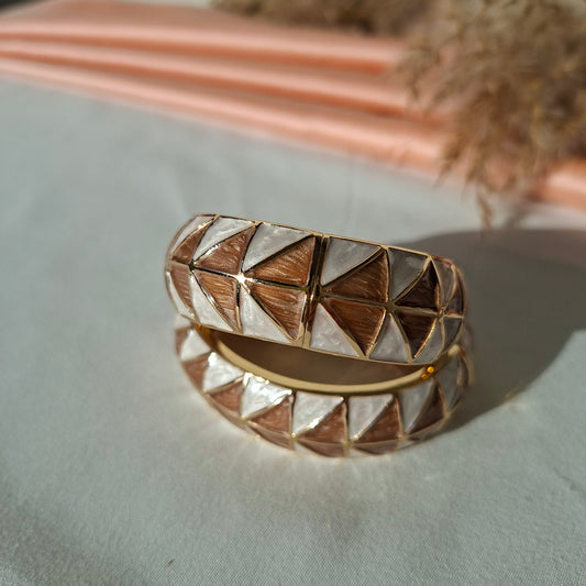 Nude Mosaic Bangle