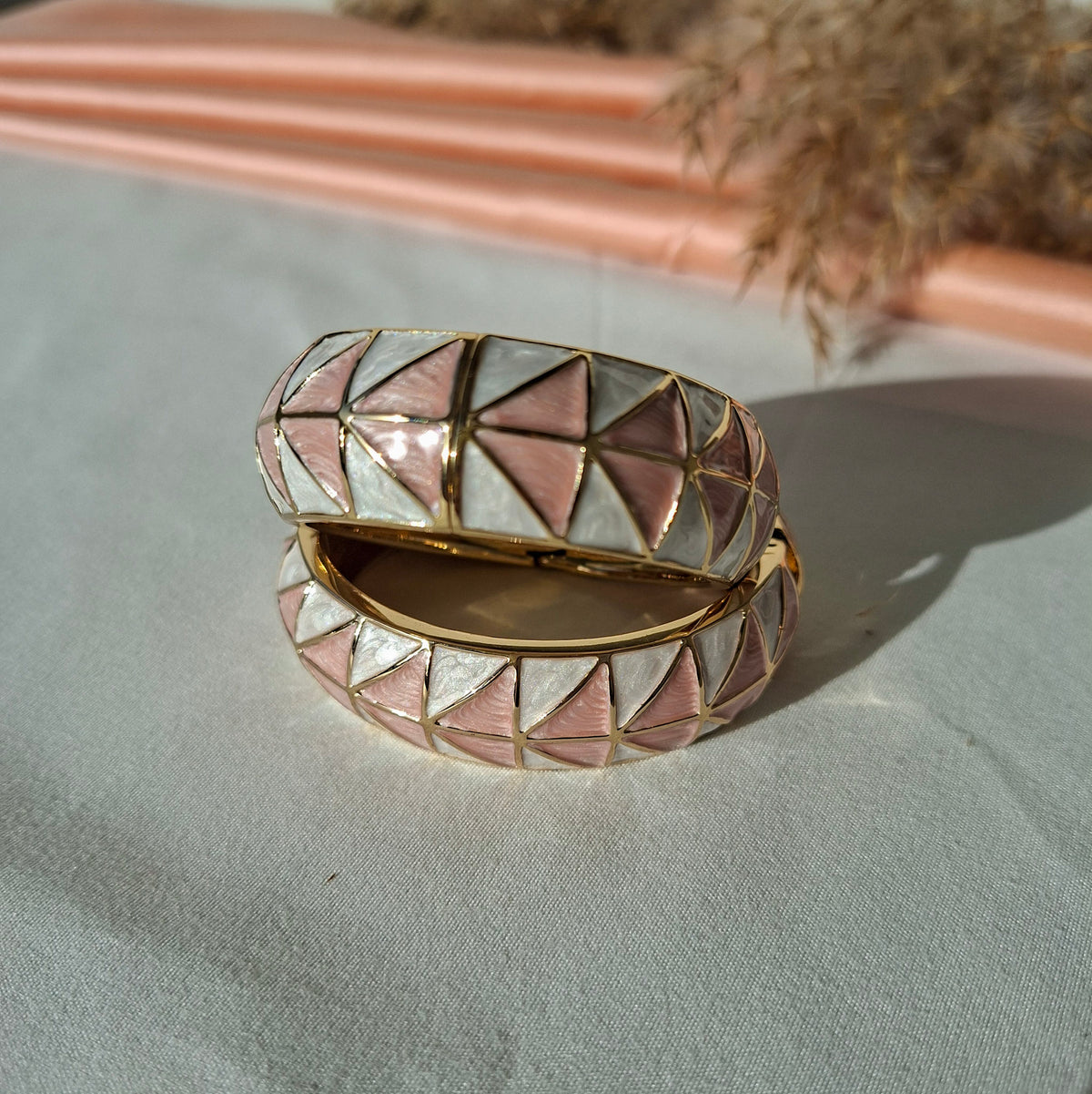 Blush Mosaic Bangle