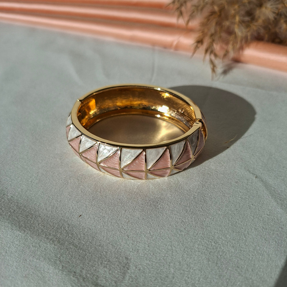 Blush Mosaic Bangle
