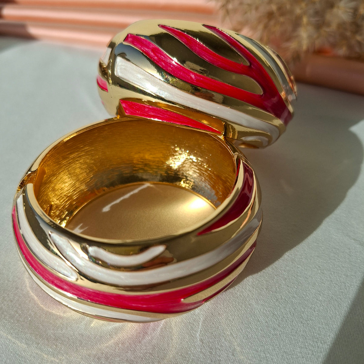 Zebra Ruby Luxe Bangle