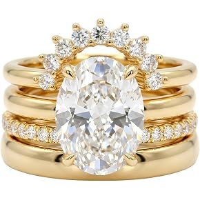 Royal Oval Stack Rings