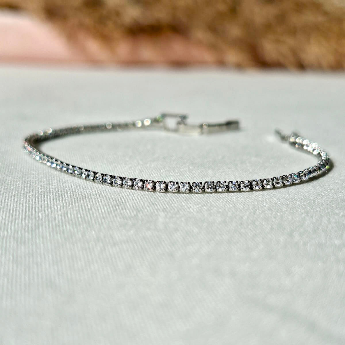 Half-Band Tennis Bracelet