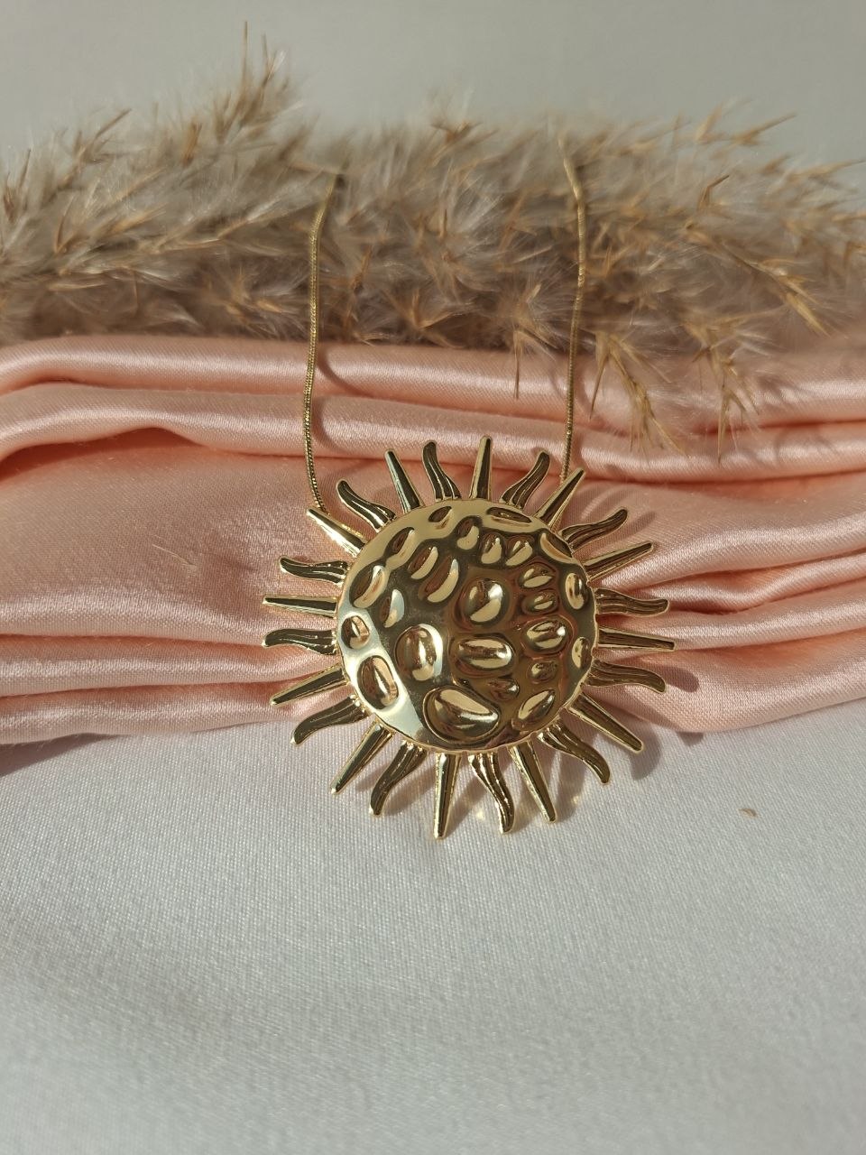 Golden Sunburst Necklace