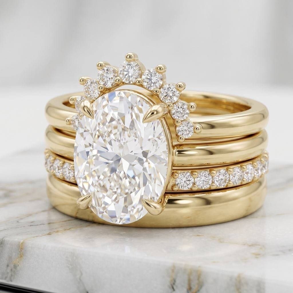 Royal Oval Stack Rings