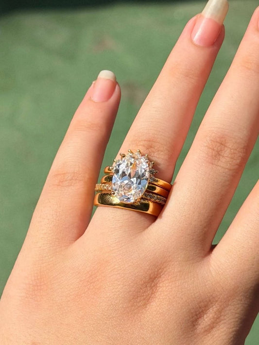 Royal Oval Stack Rings